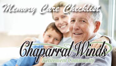 Memory Care Checklist